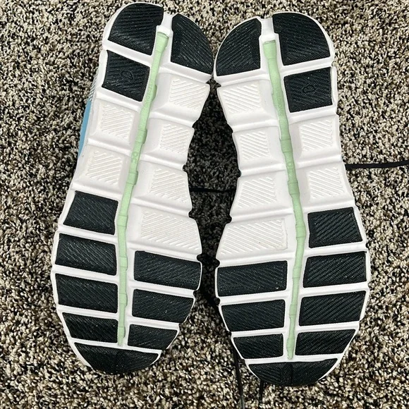 On Cloud On Running Blue & Green Sneaker, worn once - Picture 6 of 6